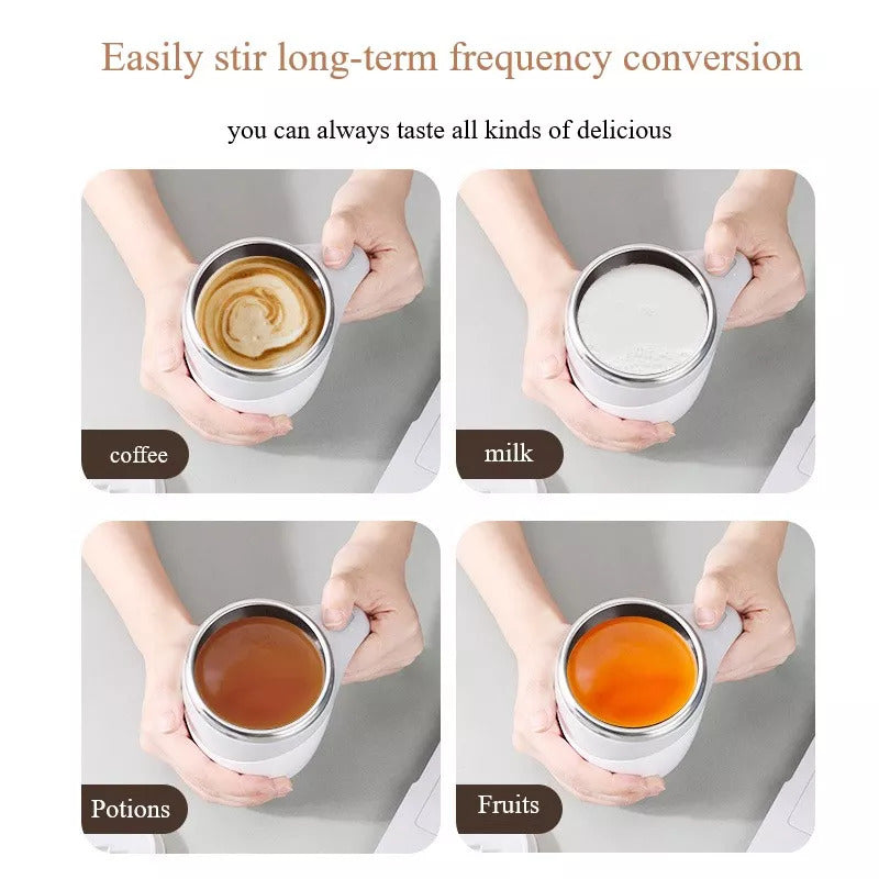 Rechargeable Self-Stirring Coffee Mug